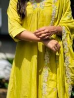 Blooming Yellow Flyer Salwar - Image 3