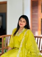 Blooming Yellow Flyer Salwar - Image 4