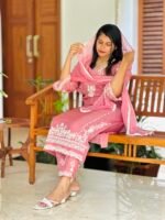 Pink Organza Salwar