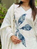 White Blossom Salwar (Side Open) - Image 6