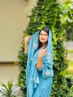 Lighty Blue Flyer Salwar - Image 2