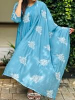 Lighty Blue Flyer Salwar - Image 3