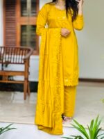 Golden Leaf Salwar (Side Open) - Image 5