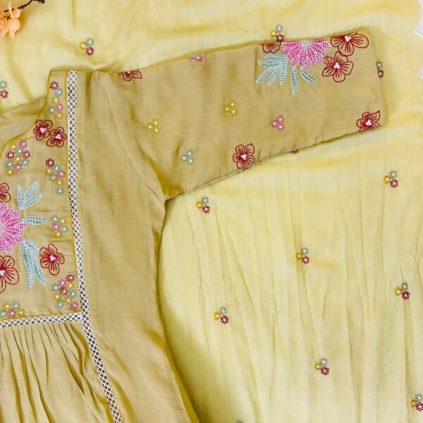 Pure Mal Chanderi Blossom Salwar