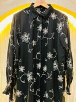 Long Gown with Thread work (imported fabrics) - Image 2