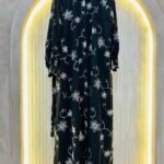 Long Gown with Thread work (imported fabrics)