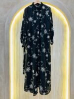 Long Gown with Thread work (imported fabrics)