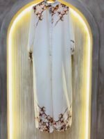 Long Gown with Floral Print (imported fabrics) - Image 2