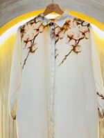 Long Gown with Floral Print (imported fabrics)